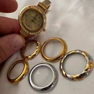 Rare vintage little Switzerland watch bracelet with interchangeable faces